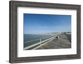 Oceanana Fishing Pier, Atlantic Beach, Outer Banks-Michael DeFreitas-Framed Photographic Print