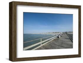 Oceanana Fishing Pier, Atlantic Beach, Outer Banks-Michael DeFreitas-Framed Photographic Print