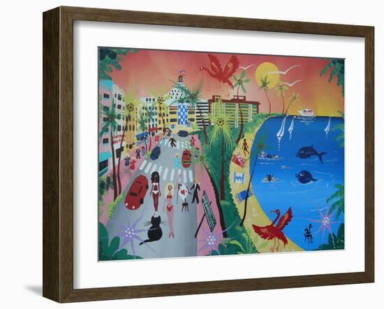 Oceandrive, Miami, 2012-Herbert Hofer-Framed Giclee Print