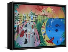 Oceandrive, Miami, 2012-Herbert Hofer-Framed Stretched Canvas