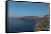 Oceanfront on Santorini Island-sophysweden-Framed Stretched Canvas