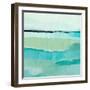 Oceanic Blue I-Annie Warren-Framed Art Print