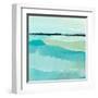 Oceanic Blue II-Annie Warren-Framed Art Print