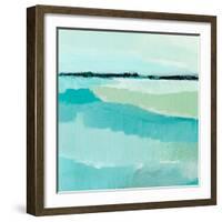 Oceanic Blue II-Annie Warren-Framed Art Print