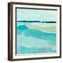 Oceanic Blue II-Annie Warren-Framed Art Print