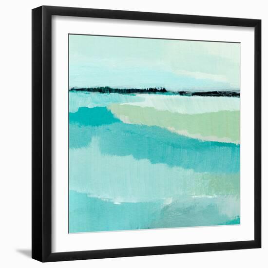 Oceanic Blue II-Annie Warren-Framed Art Print