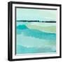 Oceanic Blue II-Annie Warren-Framed Art Print