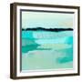 Oceanic Blue III-Annie Warren-Framed Art Print