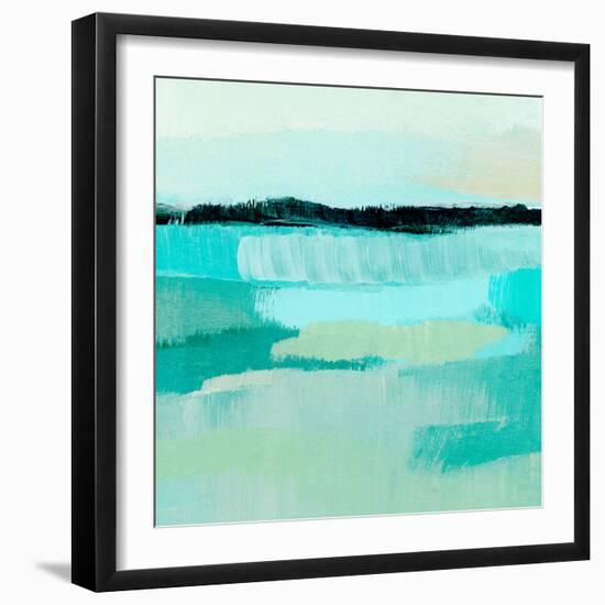 Oceanic Blue III-Annie Warren-Framed Art Print
