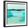 Oceanic Blue III-Annie Warren-Framed Art Print