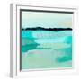 Oceanic Blue III-Annie Warren-Framed Art Print