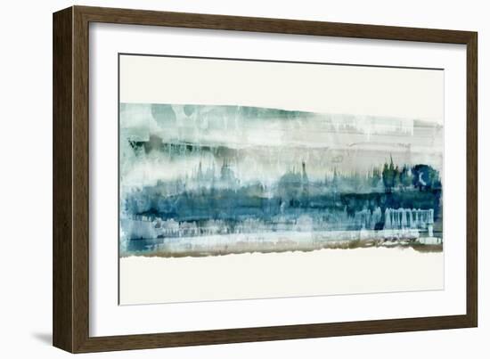 Oceanic Blue Seaweed-Eli Jones-Framed Art Print