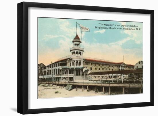 Oceanic Hotel, Wrightsville Beach, North Carolina-null-Framed Art Print