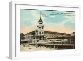 Oceanic Hotel, Wrightsville Beach, North Carolina-null-Framed Art Print