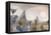 Oceanic Landscape-Paul Klee-Framed Stretched Canvas