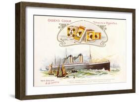 Oceanic Steamship-null-Framed Art Print