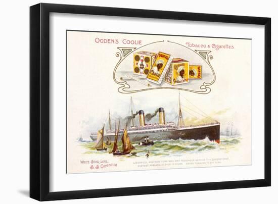 Oceanic Steamship-null-Framed Art Print