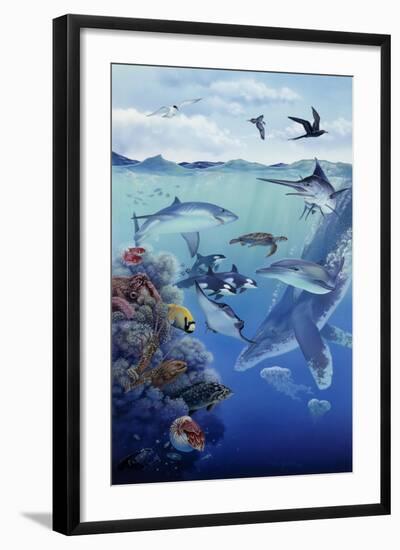 Oceanic-Tim Knepp-Framed Giclee Print