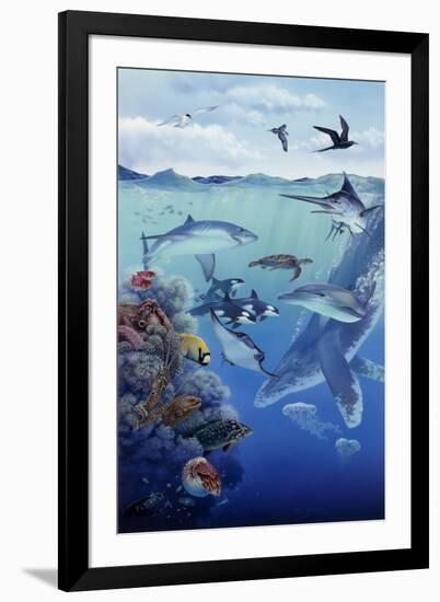 Oceanic-Tim Knepp-Framed Giclee Print