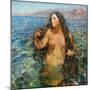 Oceanid (Oil on Canvas)-Annie Louisa Swynnerton-Mounted Giclee Print