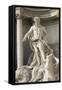 Oceano, Detail Trevi Fountain-null-Framed Stretched Canvas