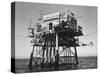 Oceanographic Research Tower Utilizing Electronic Equipment-null-Stretched Canvas
