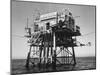 Oceanographic Research Tower Utilizing Electronic Equipment-null-Mounted Photographic Print