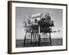 Oceanographic Research Tower Utilizing Electronic Equipment-null-Framed Photographic Print