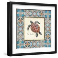 Oceanography Framed II V.2-Daphne Brissonnet-Framed Art Print