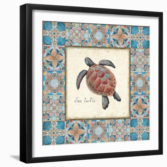 Oceanography Framed II V.2-Daphne Brissonnet-Framed Art Print