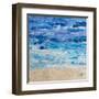 Oceans in Abstract-Julie DeRice-Framed Art Print