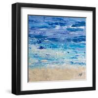 Oceans in Abstract-Julie DeRice-Framed Art Print