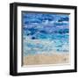 Oceans in Abstract-Julie DeRice-Framed Art Print