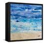 Oceans in Abstract-Julie DeRice-Framed Stretched Canvas
