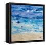 Oceans in Abstract-Julie DeRice-Framed Stretched Canvas