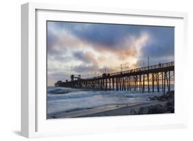 Oceanside Drama-Chris Moyer-Framed Photographic Print