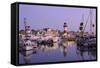 Oceanside Harbor Village Lighthouse-Richard Cummins-Framed Stretched Canvas