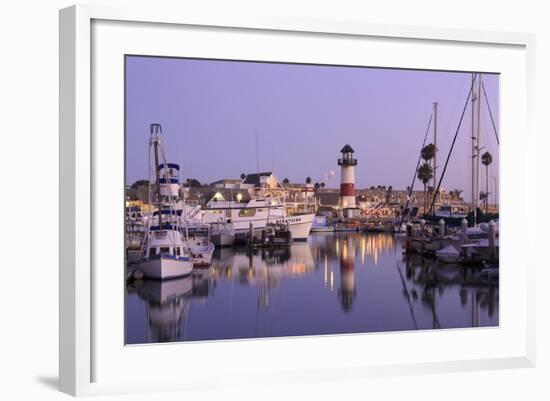 Oceanside Harbor Village Lighthouse-Richard Cummins-Framed Photographic Print