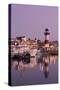 Oceanside Harbor Village Lighthouse-Richard Cummins-Stretched Canvas