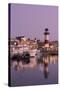 Oceanside Harbor Village Lighthouse-Richard Cummins-Stretched Canvas