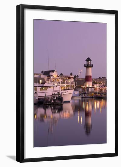 Oceanside Harbor Village Lighthouse-Richard Cummins-Framed Photographic Print