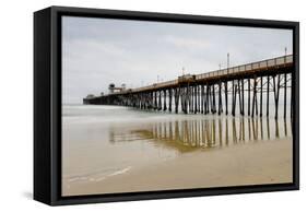 Oceanside Pier-Lee Peterson-Framed Stretched Canvas