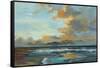 Oceanside Sunset-Silvia Vassileva-Framed Stretched Canvas