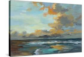 Oceanside Sunset-Silvia Vassileva-Stretched Canvas