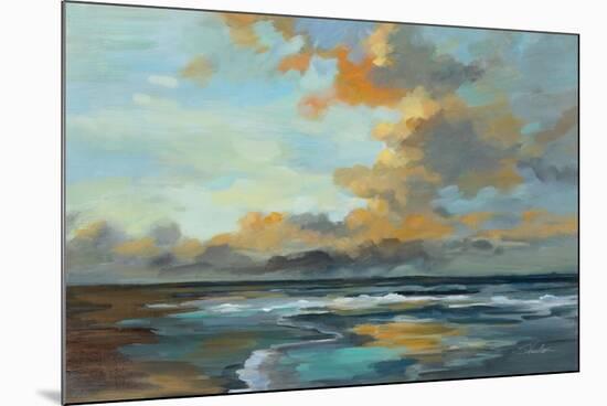 Oceanside Sunset-Silvia Vassileva-Mounted Art Print