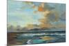 Oceanside Sunset-Silvia Vassileva-Mounted Art Print