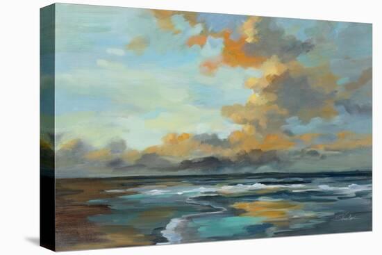Oceanside Sunset-Silvia Vassileva-Stretched Canvas