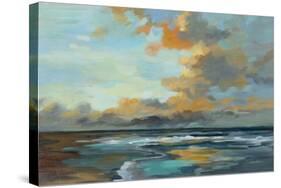 Oceanside Sunset-Silvia Vassileva-Stretched Canvas