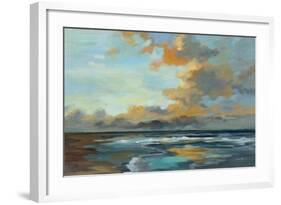 Oceanside Sunset-Silvia Vassileva-Framed Art Print