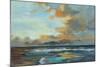 Oceanside Sunset-Silvia Vassileva-Mounted Art Print